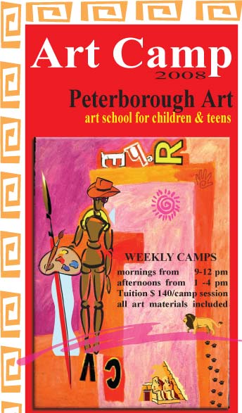 peterborough art brochure cover